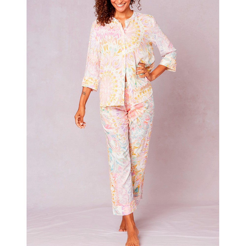 Pyjama manches 3/4 - FANCY 506 multico -  LE CHAT