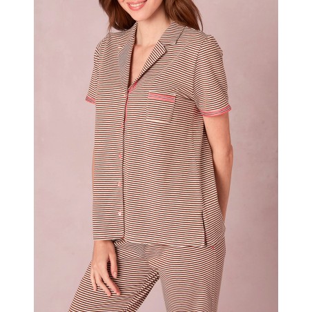 Pyjama manches courtes TOUDOUX 506 de Le Chat
