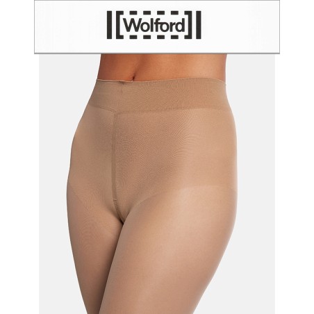 Collant PURE 10 Caramel - WOLFORD