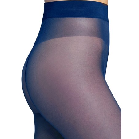 Collant SATIN TOUCH 20  Marine   - WOLFORD