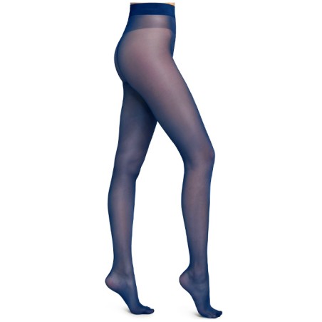 Collant SATIN TOUCH 20  Marine   - WOLFORD