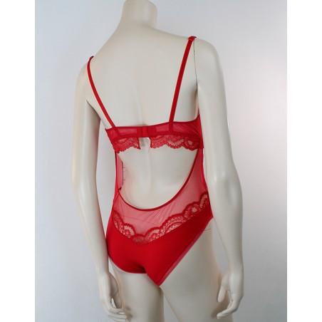 Body lingerie rouge Glamour Couture de Lise Charmel