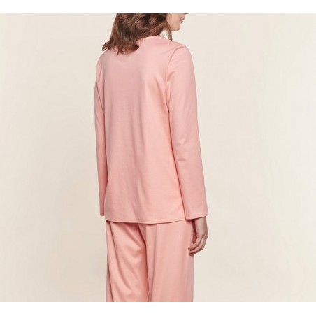 Pyjama coton, manches longues, CORAIL de LOUIS FERAUD