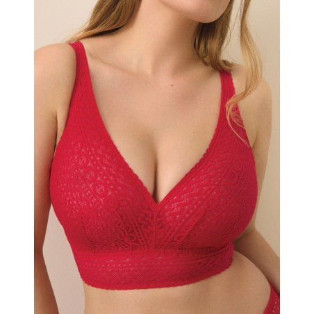 Ensemble lingerie plunge de Prima Donna - MONTARA Rouge