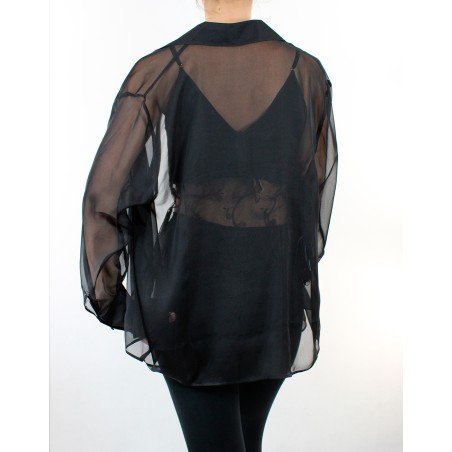 Caraco semi-opaque dentelle - Lise Charmel