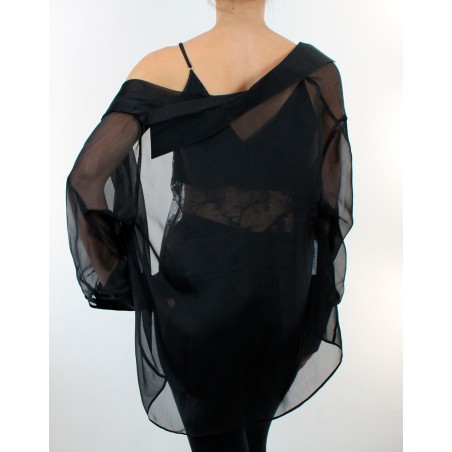 Caraco semi-opaque dentelle - Lise Charmel