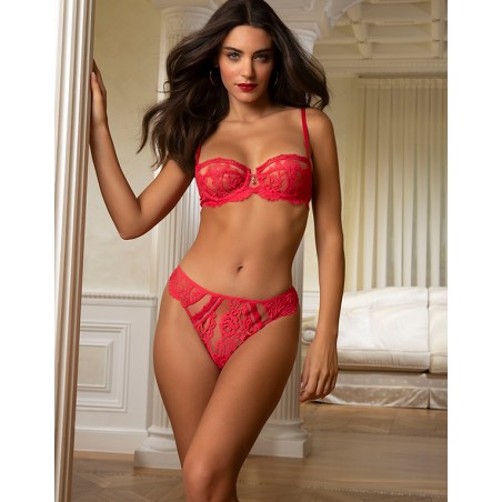 Ensemble Corbeille Desirs de Venise Rouge Grenat