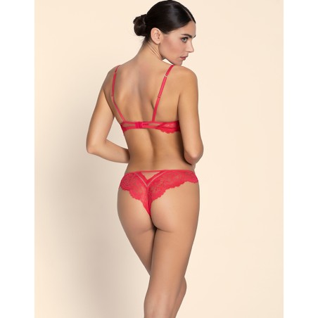 Ensemble Corbeille Desirs de Venise Rouge Grenat