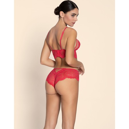 Ensemble brassière Desirs de Venise Rouge Grenat