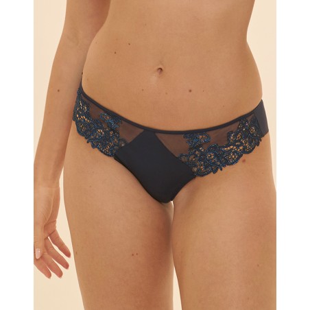 Tanga SAGA Bleu saphir de Simone Pérèle