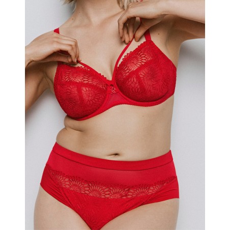 Ensemble lingerie Grand Maintien SOPHORA Rouge de Prima Donna
