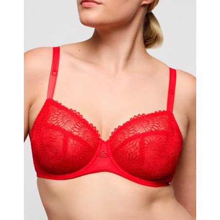Ensemble lingerie Grand Maintien SOPHORA Rouge de Prima Donna
