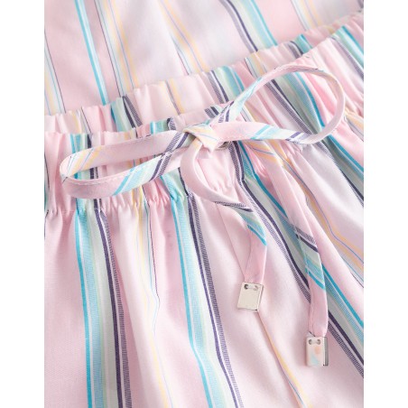 Pyjama coton M/C bicolore - LOUIS FERAUD