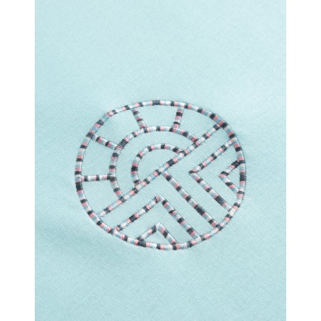 Chemise de nuit coton S/M BLEU LAGUNE - LOUIS FERAUD