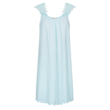 Chemise de Nuit coton S/M dentelle - Louis Féraud