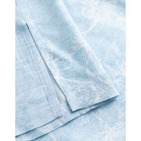 Chemise de nuit M/C Bleu Denim - Louis Féraud