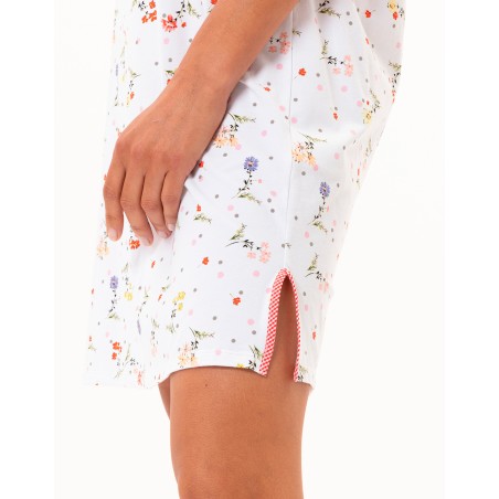 Chemise de nuit coton manches courtes - Le Chat